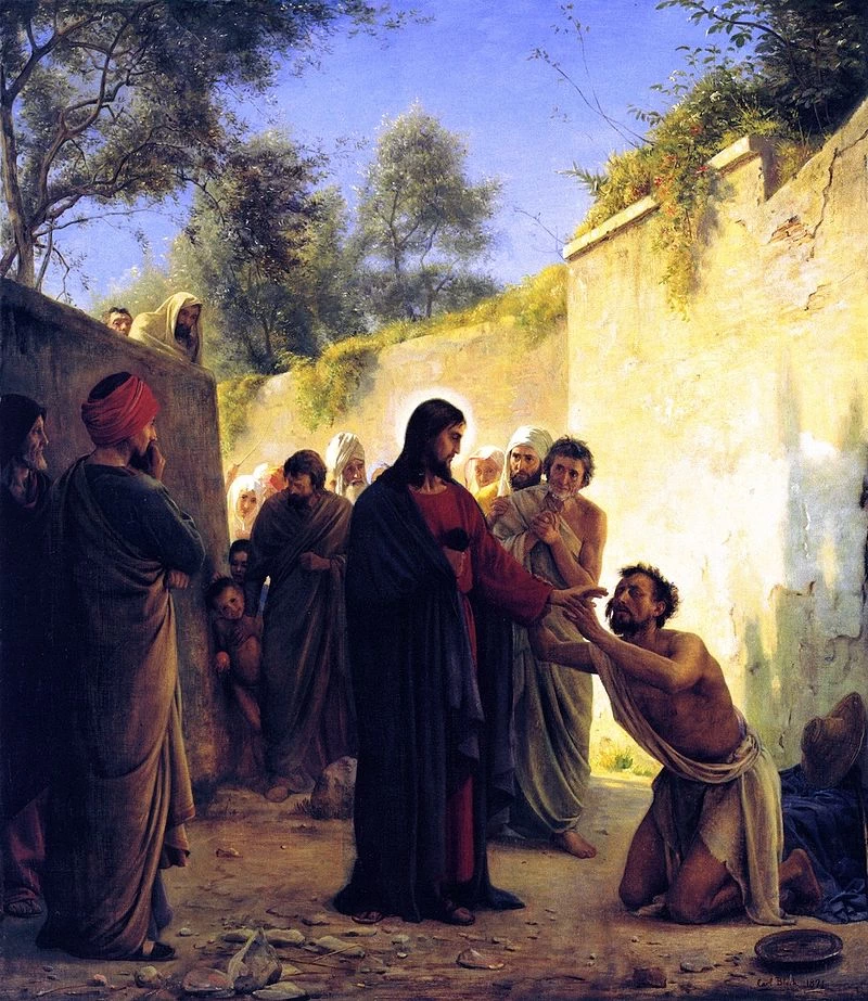 Guarigione del cieco, 1871 - Frederiksborg Castle